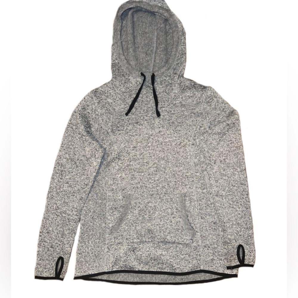 Gray athletic hoodie
